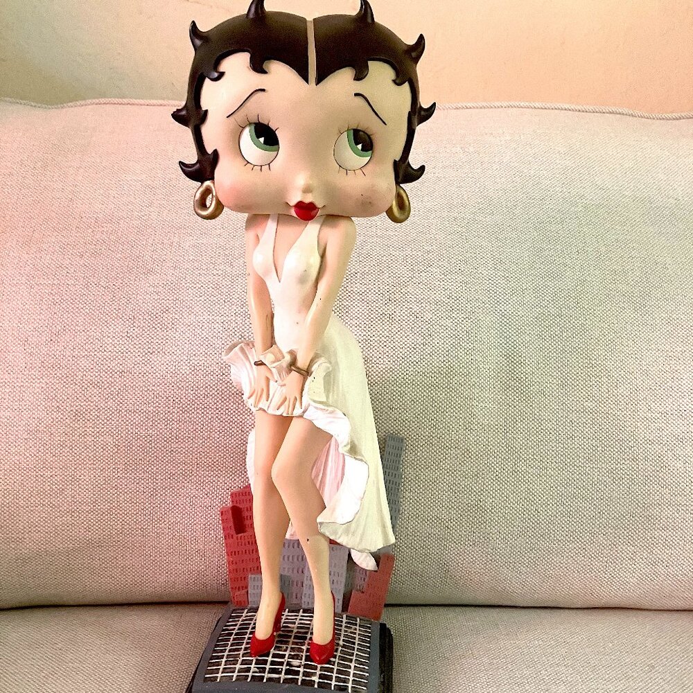 Vintage Betty  Boop Marilyn Monroe Porcelain Doll 18" Tall